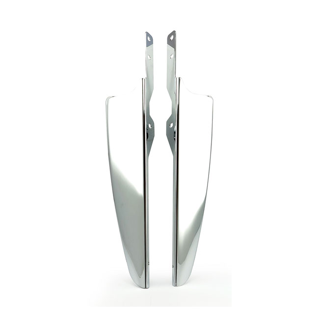 Wind deflector set. Chrome