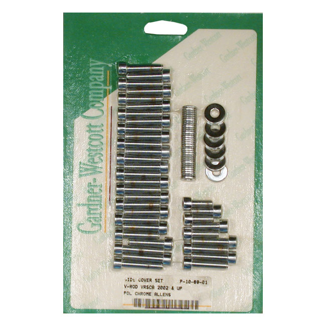 V-Rod side cover set. pol. chr allen