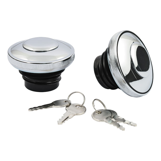 Gas cap set with lock
