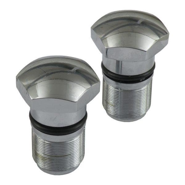 35mm fork tube cap bolt. Chrome
