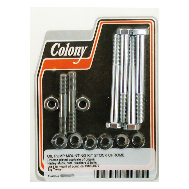 Colony oil pump mount kit