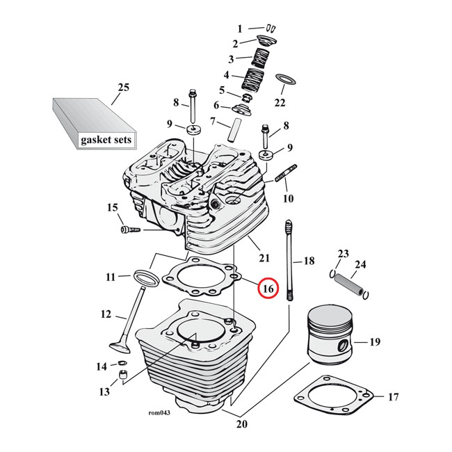 Cometic gasket set