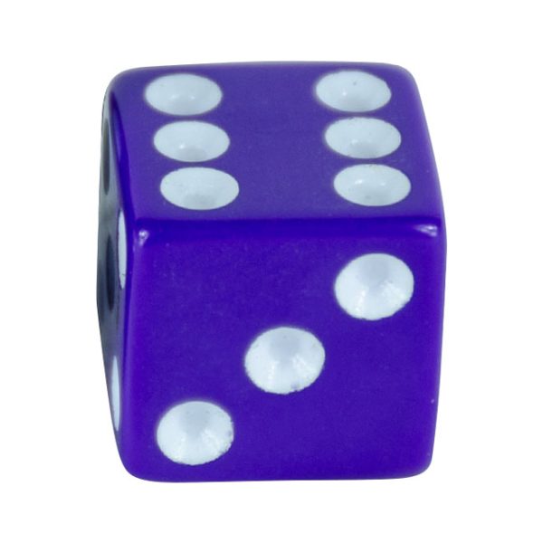 Trik Topz license plate mounts dice dark purple