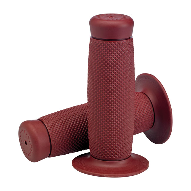 Biltwell 1" TPV grips Renegade oxblood