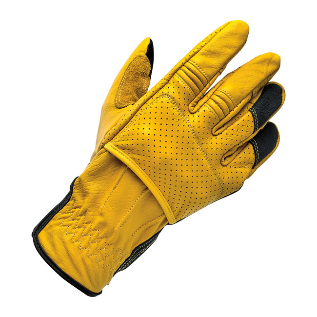 Biltwell Borrego gloves gold/black CE appr.