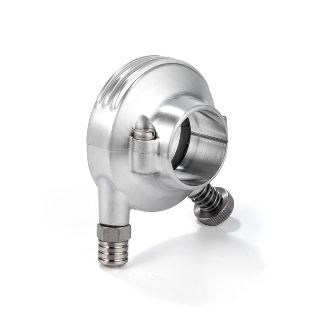 K-Tech 1" Deluxe throttle housing. Satin aluminum