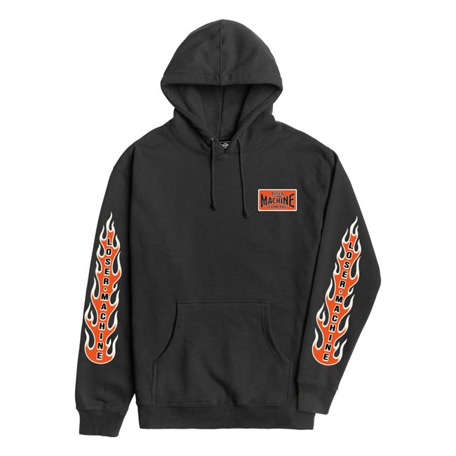 Loser Machine Flamethrower hoodie black
