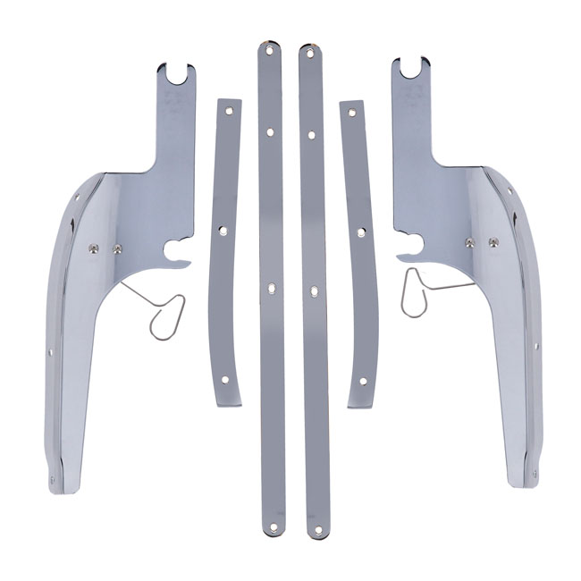 Windshield mounting bracket FLHR. Chrome