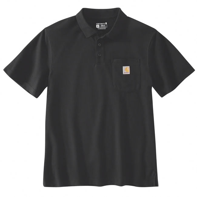 Carhartt Midweight S/S Pocket Polo black