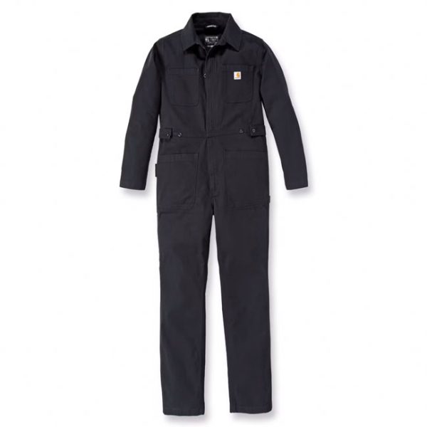 *2 WEEKS EXTRA TRANSIT TIME* Carhartt Relaxed Fit Canvas female Coverall black