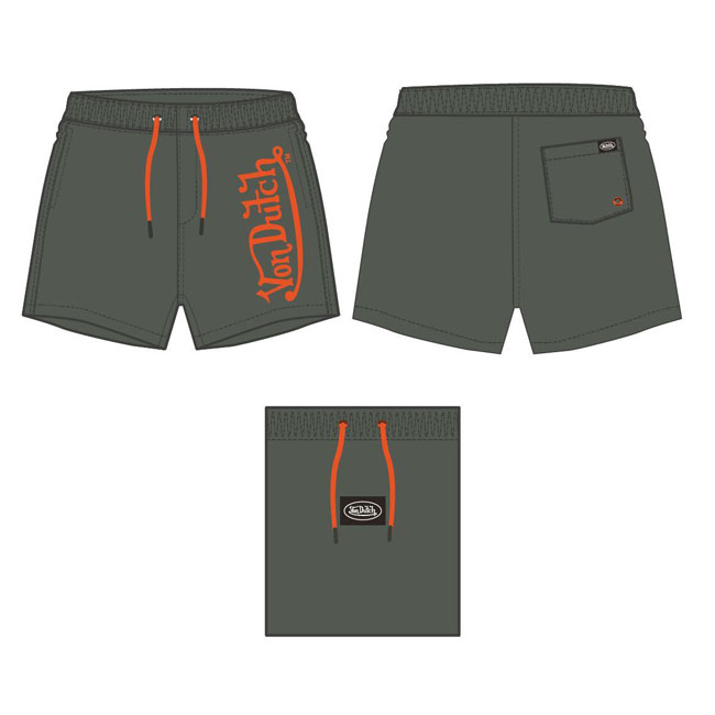 Von Dutch Mick swimshort khaki