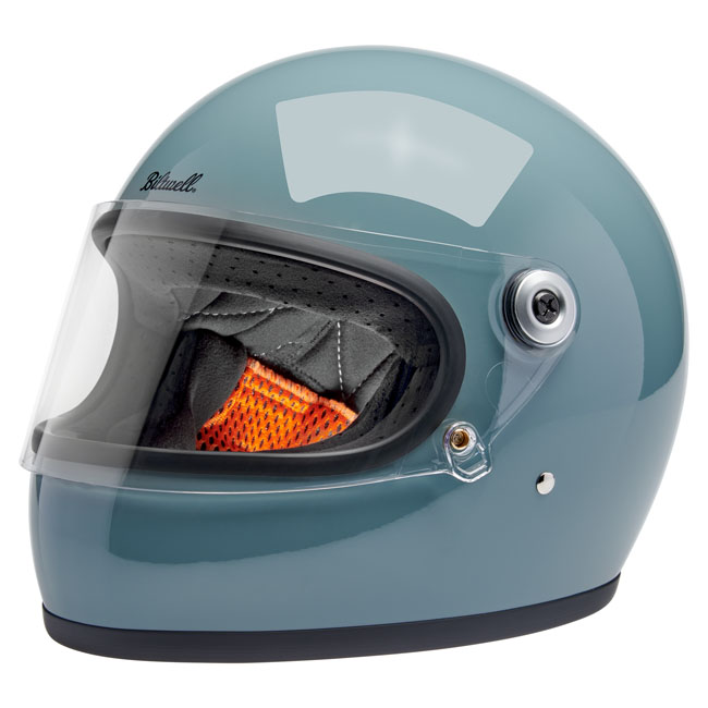 Biltwell Gringo S helmet Agave Blue Gloss