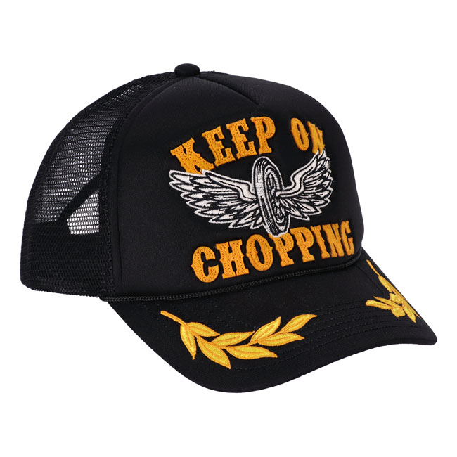 13 1/2 Keep On Chopping trucker cap black