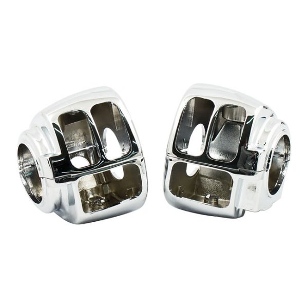 Switch housing set. Chrome