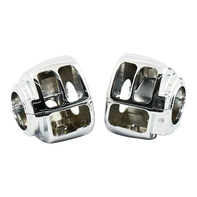 Switch housing set. Chrome