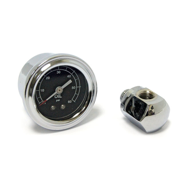 Oil pressure gauge kit rocker box