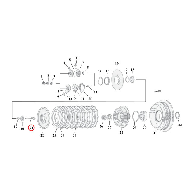 Adjusting screw