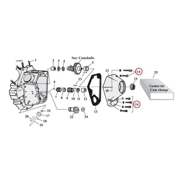 Big Twin cam cover mount kit