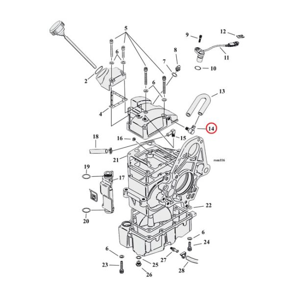 Oil line fitting