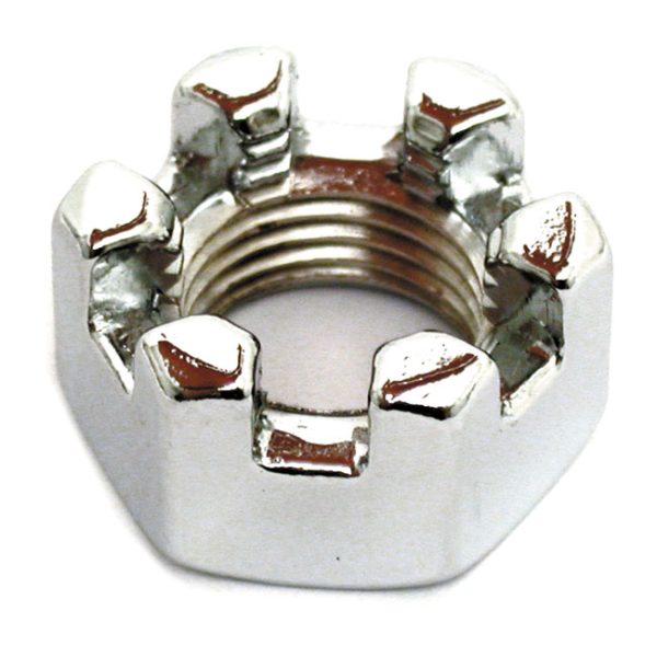 Chrome castle nut