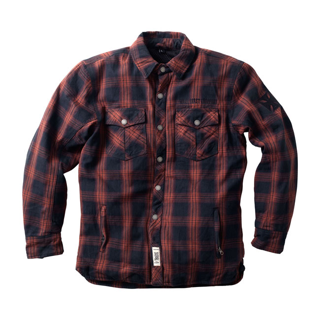 WCC Austin Kevlar riding shirt red/black
