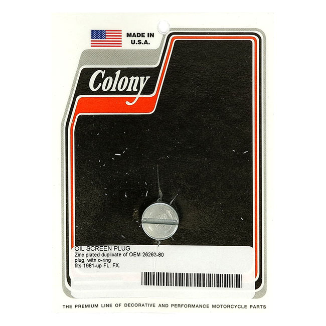 COLONY PLUG