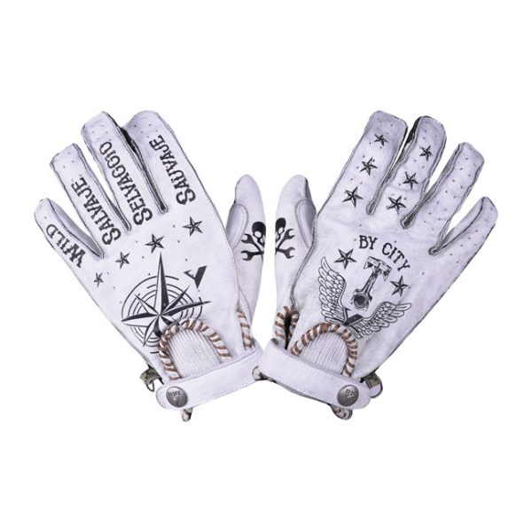 By City Second skin gloves white tattoo