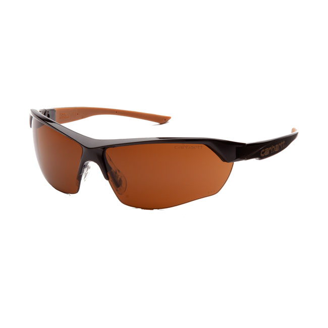 Carhartt Half frame Temple safety glasses bronze