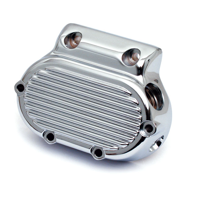 Transmission end cover ribbed