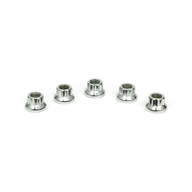 Chrome 12 point nut
