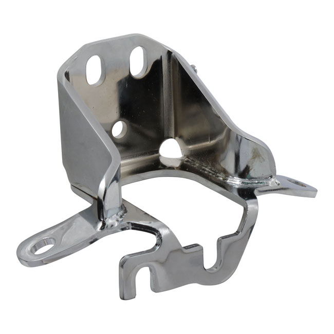 OEM style XL Sportster top motor mount. Chrome