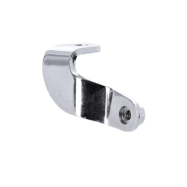 Oil tank mount bracket. Front. Chrome
