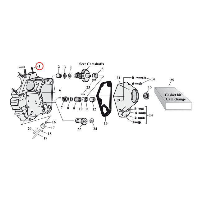 Cylinder base stud set