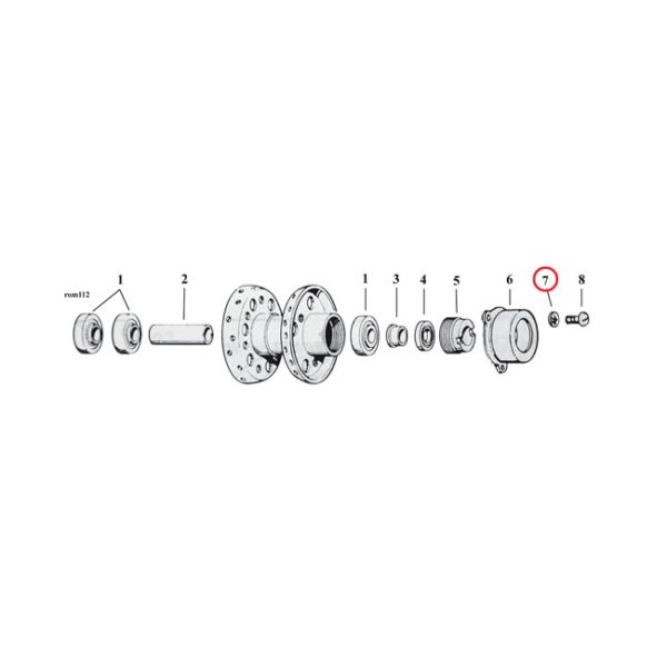 Chrome external lockwasher