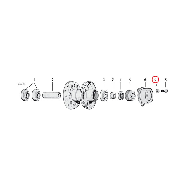 Chrome external lockwasher