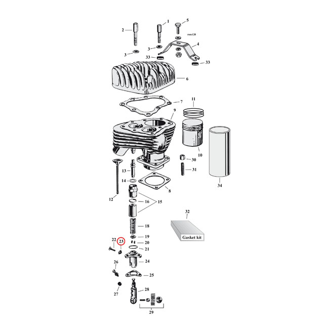 Chrome external lockwasher