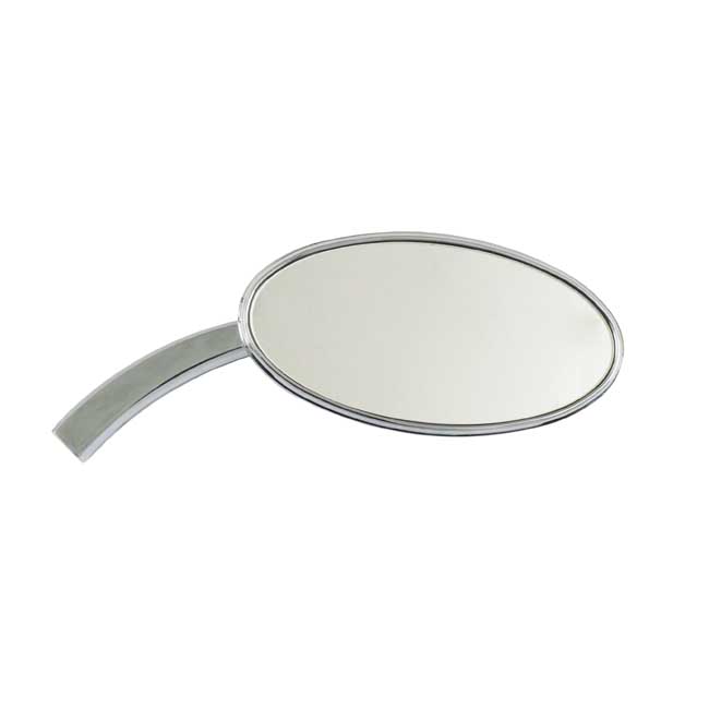Custom cateye mirror. Chrome