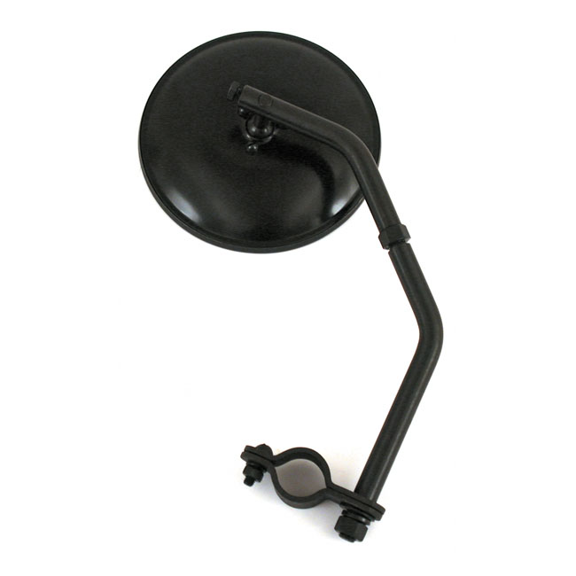 Reproduction sidevalve mirror. Black