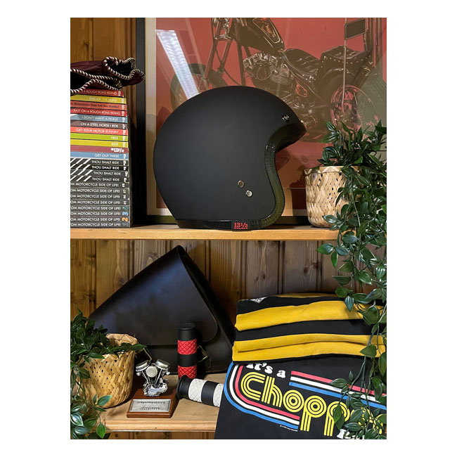 13 1/2 Skull bucket helmet matt black