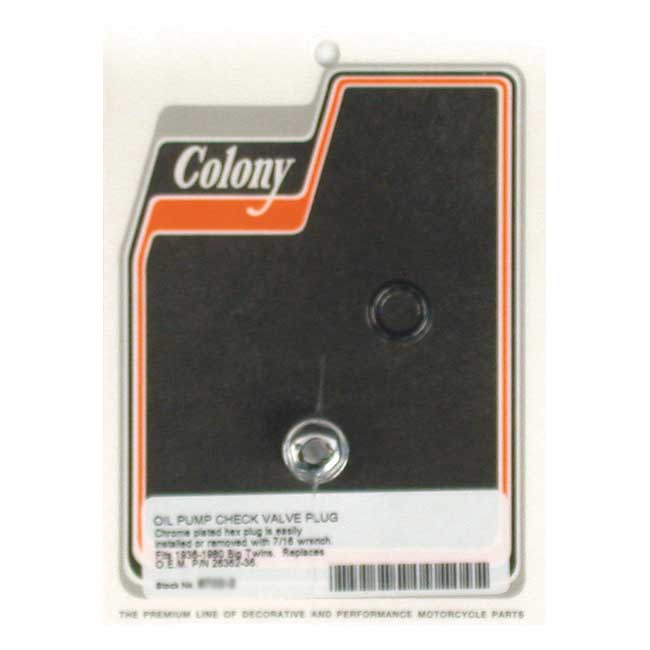 Colony plug hex