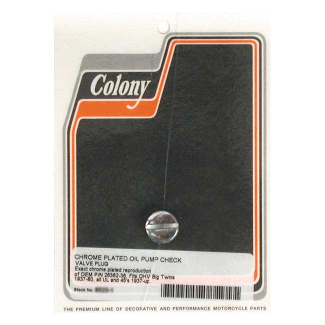 COLONY PLUG