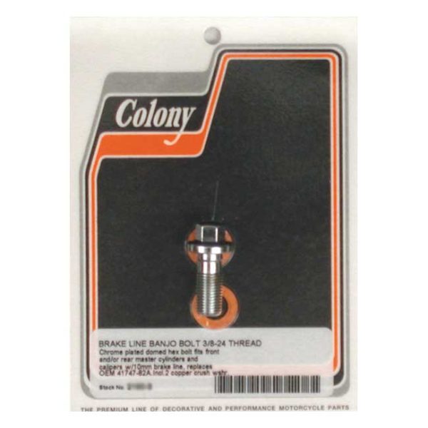 Colony banjo bolts
