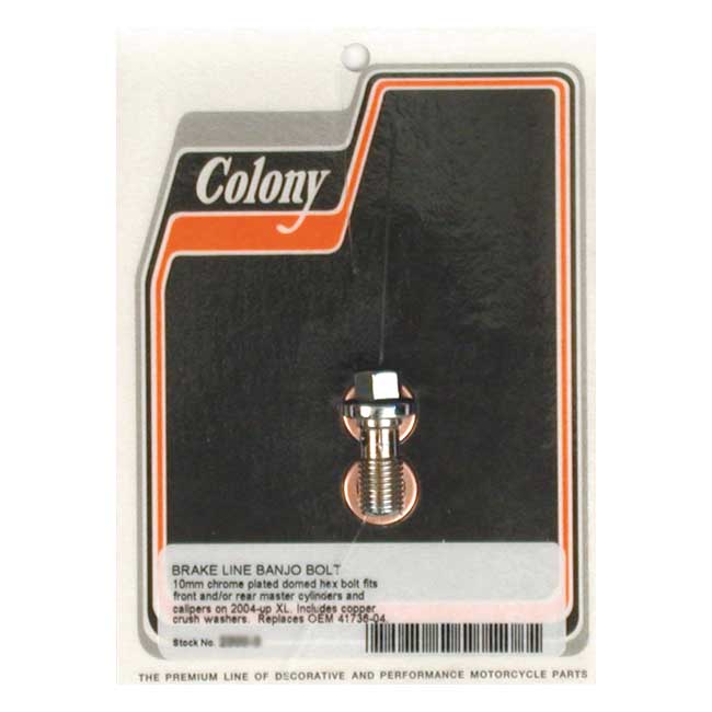 Colony banjo bolts