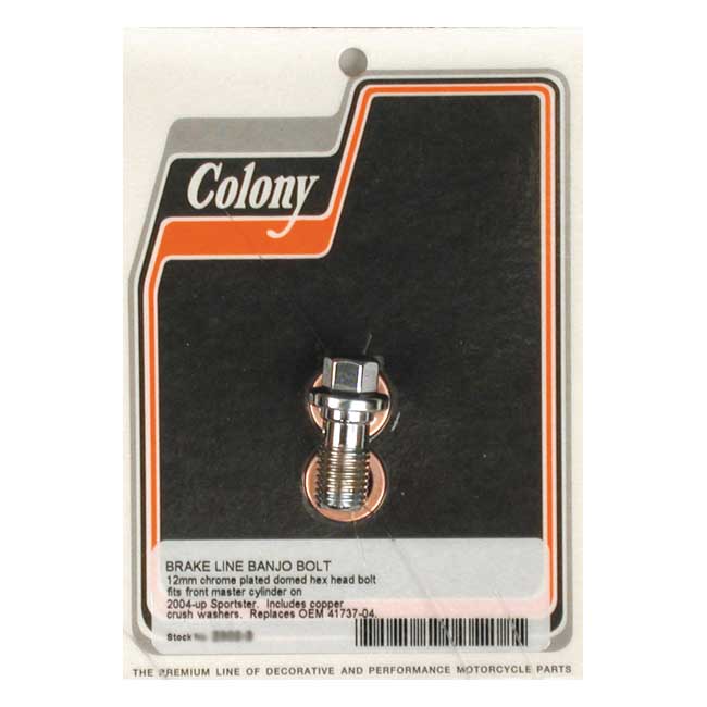 Colony banjo bolts