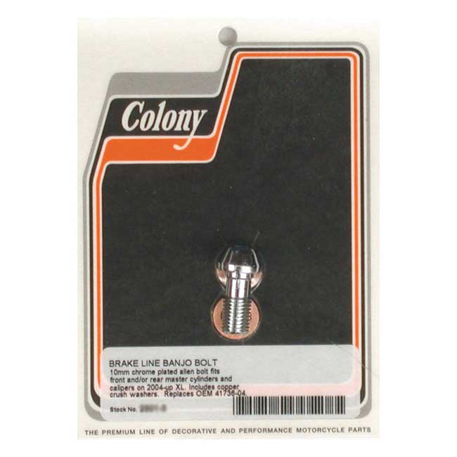 Colony banjo bolts