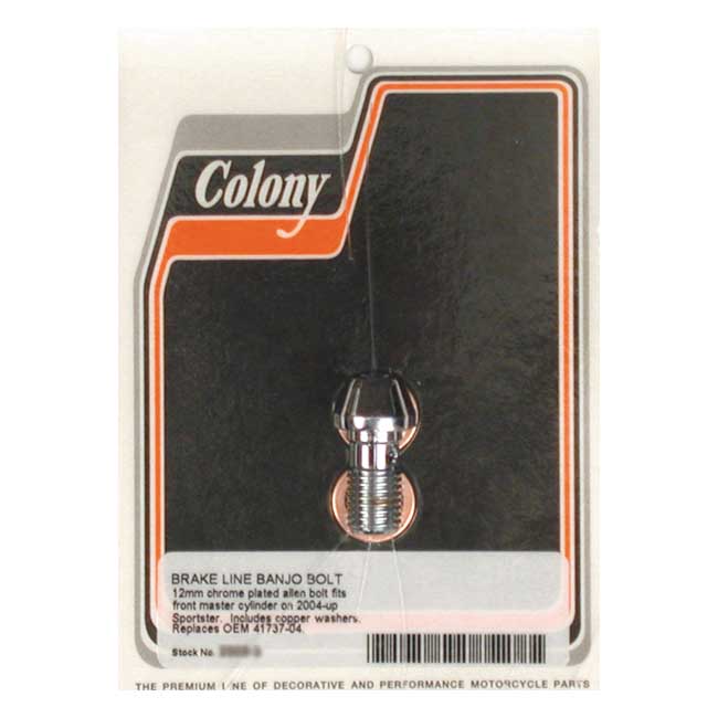 Colony banjo bolts
