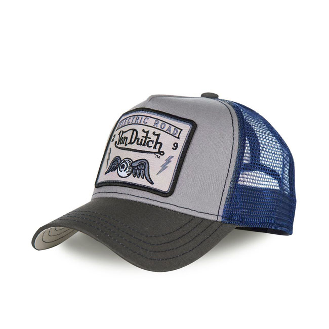 Von Dutch Heritage cap square patch blue