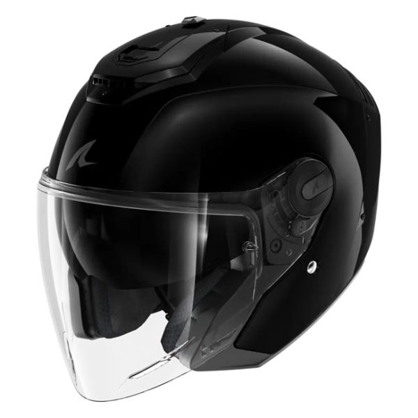 Shark RS Jet Blank helmet glossy black
