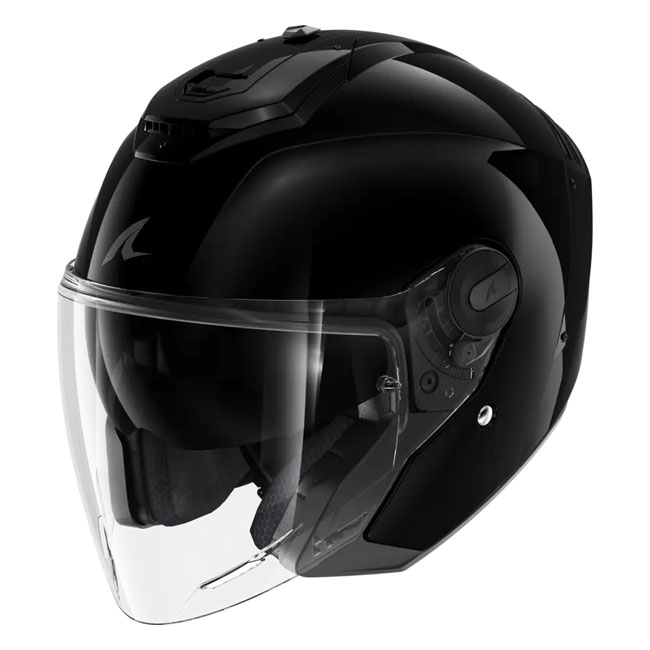 Shark RS Jet Blank helmet glossy black