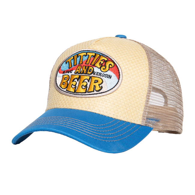 King Kerosin Titties And Beer cap beige/blue